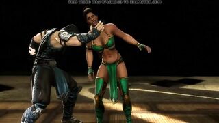MK9 Jade vs Sub-zero Ryona in Freecam (2)