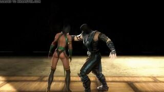 MK9 Jade vs Sub-zero Ryona in Freecam (2)