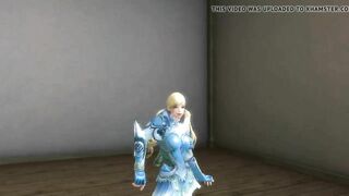 3d aion blondie sexy dance