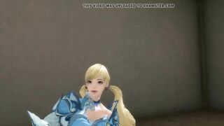 3d aion blondie sexy dance