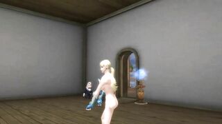 3d aion blondie sexy dance