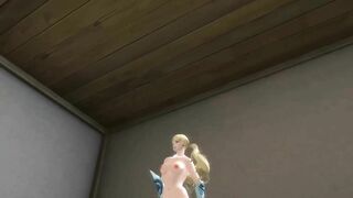 3d aion blondie sexy dance