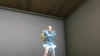 3d aion blondie sexy dance