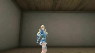 3d aion blondie sexy dance