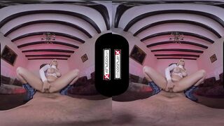VR Powergirl ASSembly Parody With Huge Boobed Angel Wicky VRCosplayX com