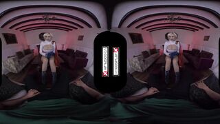 VR Powergirl ASSembly Parody With Huge Boobed Angel Wicky VRCosplayX com