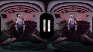 VR Powergirl ASSembly Parody With Huge Boobed Angel Wicky VRCosplayX com