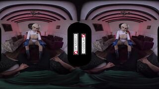 VR Powergirl ASSembly Parody With Huge Boobed Angel Wicky VRCosplayX com