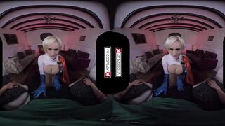VR Powergirl ASSembly Parody With Huge Boobed Angel Wicky VRCosplayX com