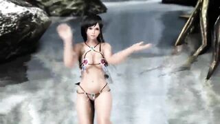 Kokoro 3D dancing (DOA) bouncing boobs