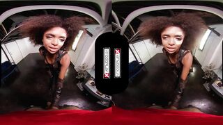 VRCosplayX.com Ebony Babe Domino Testing Your Superpowers In Deadpool XXX