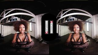VRCosplayX.com Ebony Babe Domino Testing Your Superpowers In Deadpool XXX