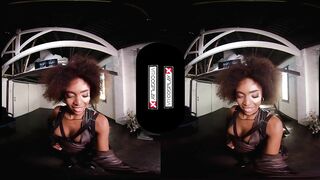 VRCosplayX.com Ebony Babe Domino Testing Your Superpowers In Deadpool XXX
