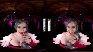 VRCosplayX.com Busty Succubus Morrigan Fucks With You In VR