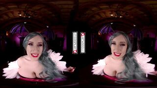 VRCosplayX.com Busty Succubus Morrigan Fucks With You In VR