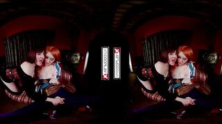 VRCosplayX.com Yen And Triss Enjoy Lesbian Session In Witcher XXX
