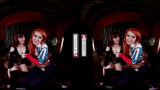 VRCosplayX.com Yen And Triss Enjoy Lesbian Session In Witcher XXX