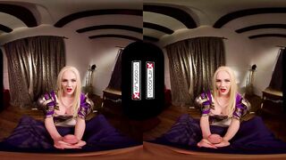 VRCosplayX.com Hot Sorceress Jaina Proudmoore Bonds Your D With Her Pussy