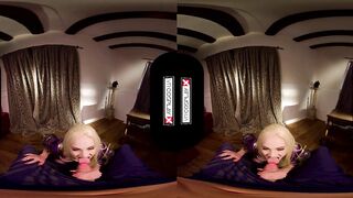 VRCosplayX.com Hot Sorceress Jaina Proudmoore Bonds Your D With Her Pussy