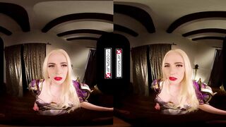 VRCosplayX.com Hot Sorceress Jaina Proudmoore Bonds Your D With Her Pussy