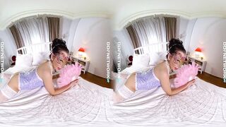 DDFNetwork VR - Sasha Rose Cosplay Masturbation in VR