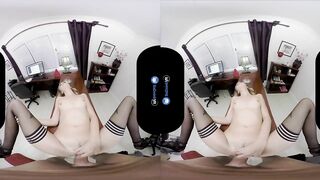 BaDoinkVR.com POV Office Fuck With Hot Blonde Haley Reed