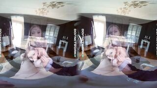 POV Fuck Gorgeous Serbian Secretary Haley Hill in Virtual Reality
