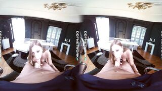 POV Fuck Gorgeous Serbian Secretary Haley Hill in Virtual Reality