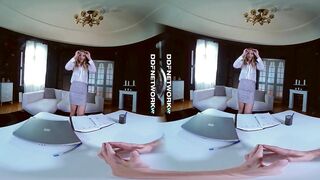 POV Fuck Gorgeous Serbian Secretary Haley Hill in Virtual Reality