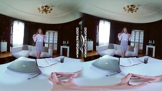 POV Fuck Gorgeous Serbian Secretary Haley Hill in Virtual Reality