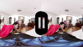 VRCosplayX.com Busty Asian Babe Akali Spares Your Life After Fucking