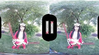 VRCosplayX.com Busty Asian Babe Akali Spares Your Life After Fucking