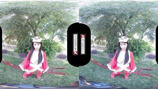 VRCosplayX.com Busty Asian Babe Akali Spares Your Life After Fucking