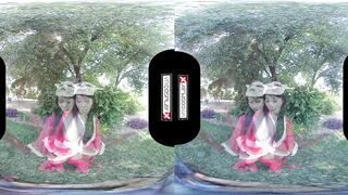 VRCosplayX.com Busty Asian Babe Akali Spares Your Life After Fucking