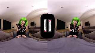 VRCosplayX Teen Stunner C.C. Squirts All Over Your Dick In Code Geass XXX