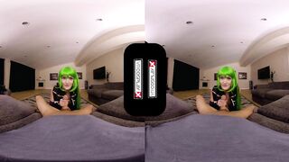 VRCosplayX Teen Stunner C.C. Squirts All Over Your Dick In Code Geass XXX