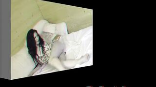 Jessica Masturbates to Real Orgasms in Real 3D