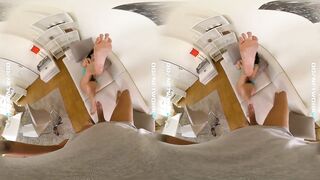 DDFNetwork VR - Coco De Mal 180 POV VR Footjob Fuck