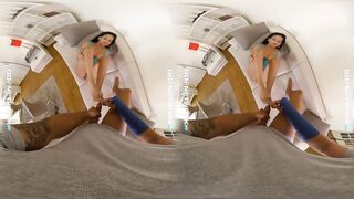 DDFNetwork VR - Coco De Mal 180 POV VR Footjob Fuck
