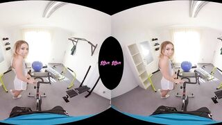 18VR.com Ass, Throat, And Pussy Exercises For Daniella Margot