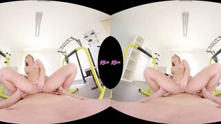 18VR.com Ass, Throat, And Pussy Exercises For Daniella Margot