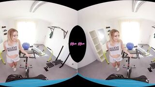 18VR.com Ass, Throat, And Pussy Exercises For Daniella Margot