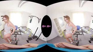 18VR.com Ass, Throat, And Pussy Exercises For Daniella Margot