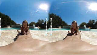 DDFNetwork VR - Go Balls Deep with Lady Bug in Immersive VR