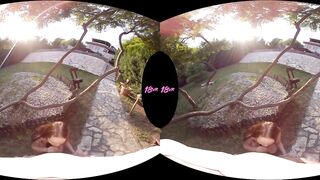 18VR Rough And Hard Outdoor Public Anal Sex With Teen Mia Ferrari In POV