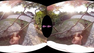 18VR Rough And Hard Outdoor Public Anal Sex With Teen Mia Ferrari In POV