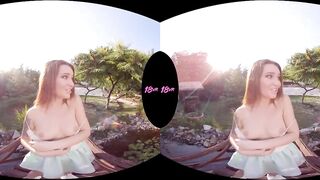 18VR Rough And Hard Outdoor Public Anal Sex With Teen Mia Ferrari In POV