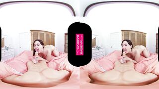BaBeVR.com Brunette Babe Jenna Sativa Has Huge Morning Lust