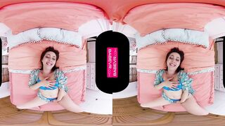 BaBeVR.com Brunette Babe Jenna Sativa Has Huge Morning Lust