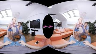 18VR Vinna Reed Enjoys Anal Threesome VR Porn